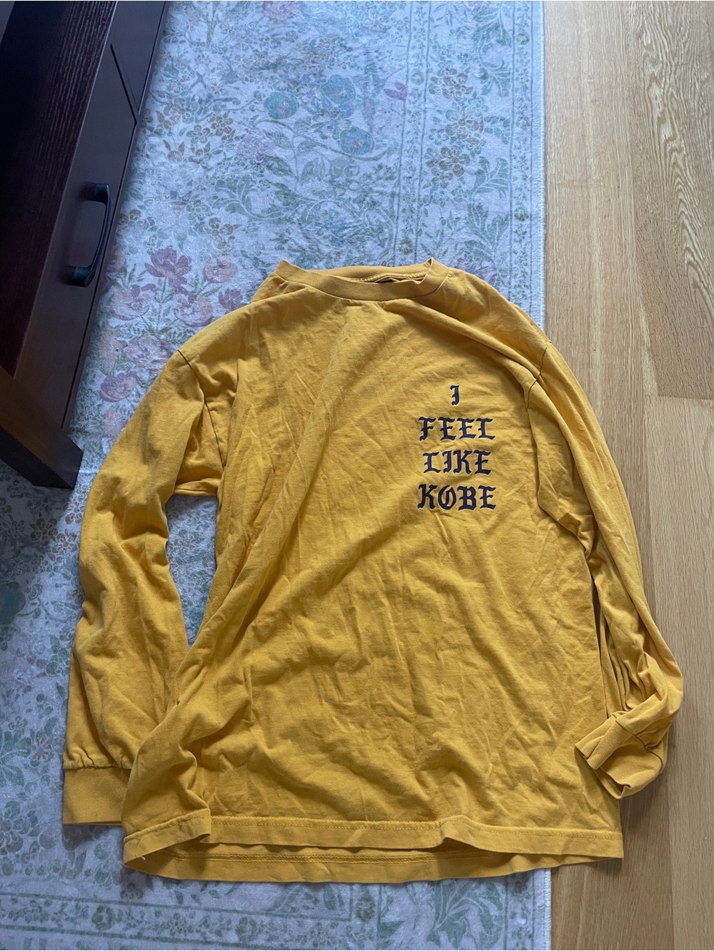 Kanye West I Feel Like Kobe/Pablo Mamba Day T-Shirt Yellow